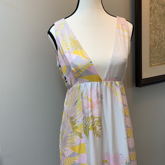 CYNTHIA ROWLEY silk maxi halter gorgeous - Picture 3 of 9